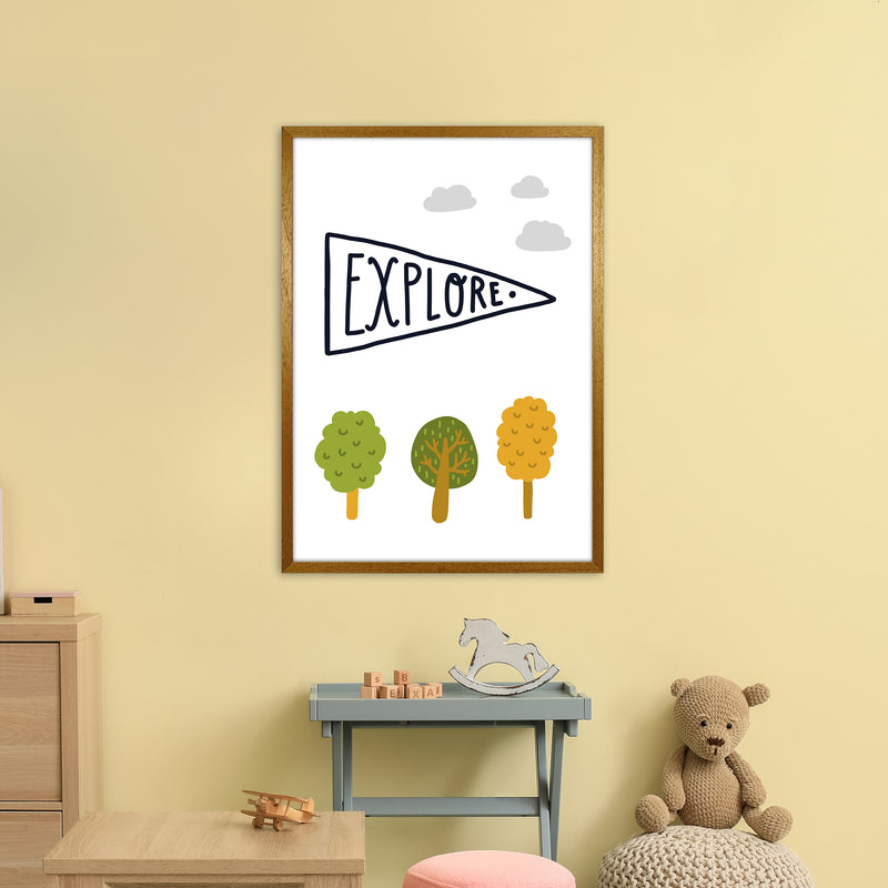 Little Explorer Sign  Art Print by Pixy Paper A1 Print Only