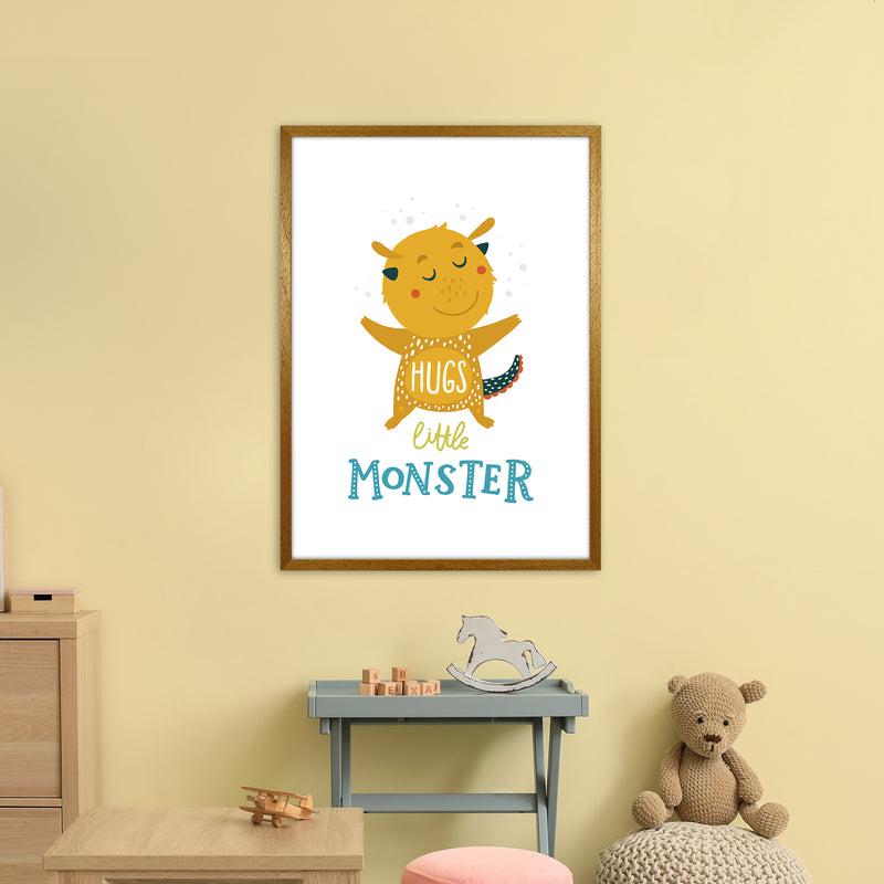 Little Monsters Hug  Art Print by Pixy Paper A1 Print Only