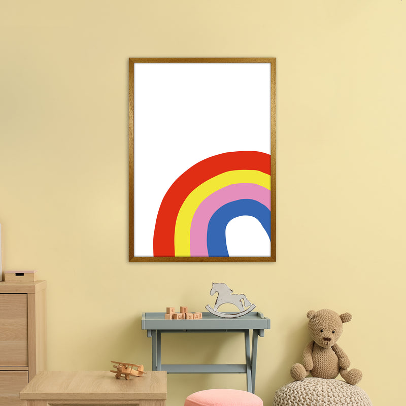 Rainbow In Corner  Art Print by Pixy Paper A1 Print Only