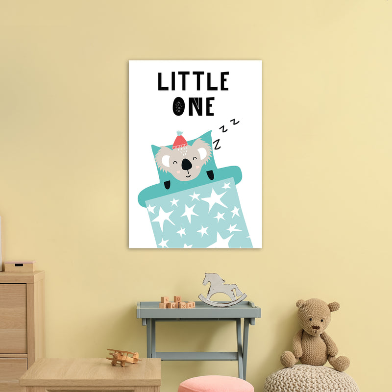 Little One Animal Pop  Art Print by Pixy Paper A1 Black Frame