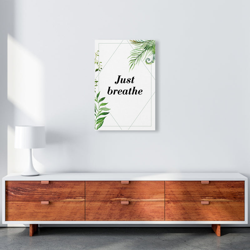 Just Breathe Exotic  Art Print by Pixy Paper A2 Canvas
