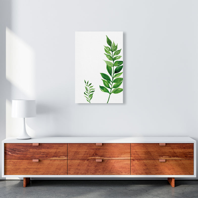 Side Leaf Exotic  Art Print by Pixy Paper A2 Canvas