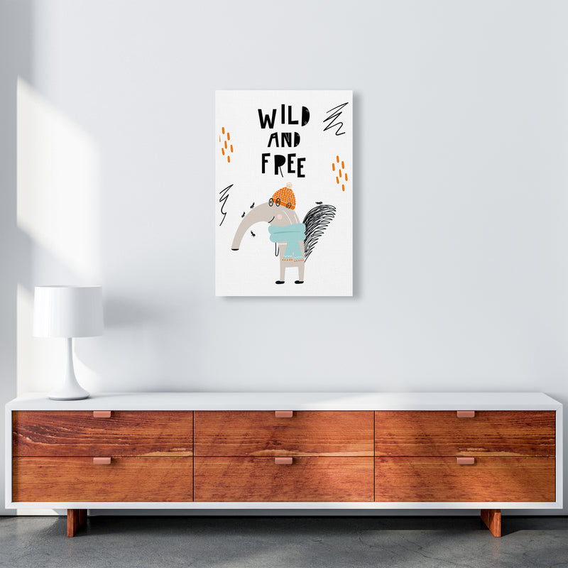 Wild And Free Animal Pop  Art Print by Pixy Paper A2 Canvas