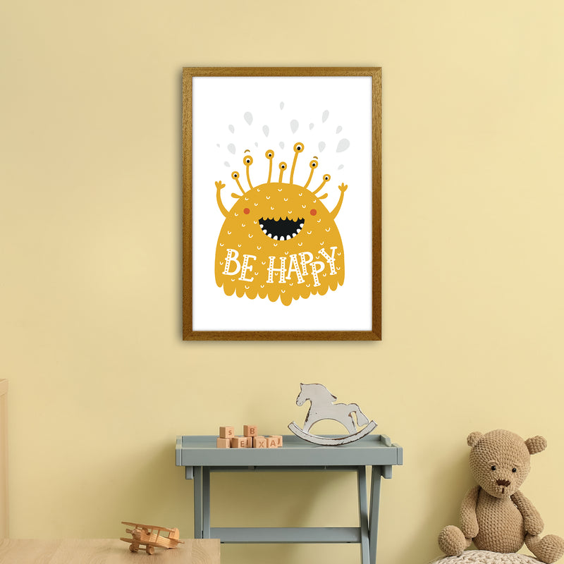 Little Monsters Be Happy  Art Print by Pixy Paper A2 Print Only