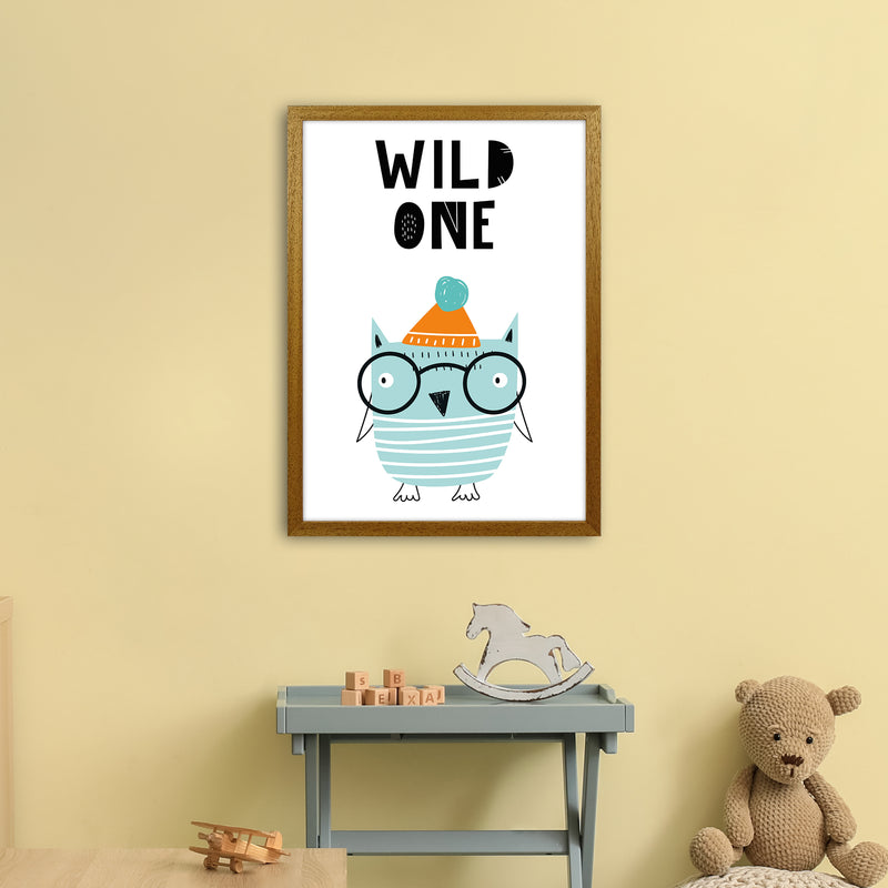 Wild One Owl Animal Pop  Art Print by Pixy Paper A2 Print Only