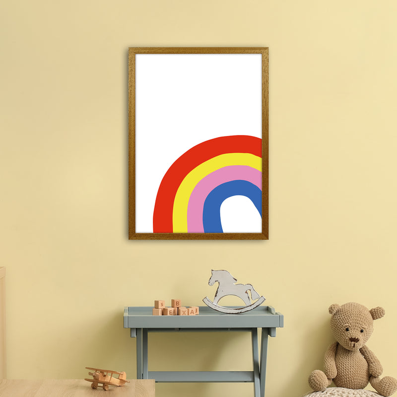 Rainbow In Corner  Art Print by Pixy Paper A2 Print Only