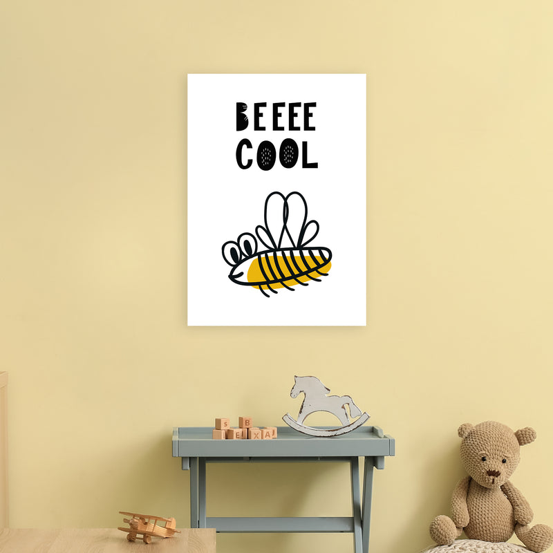Bee Cool Pop  Art Print by Pixy Paper A2 Black Frame