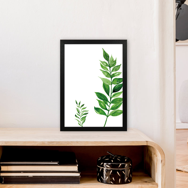 Side Leaf Exotic  Art Print by Pixy Paper A3 White Frame