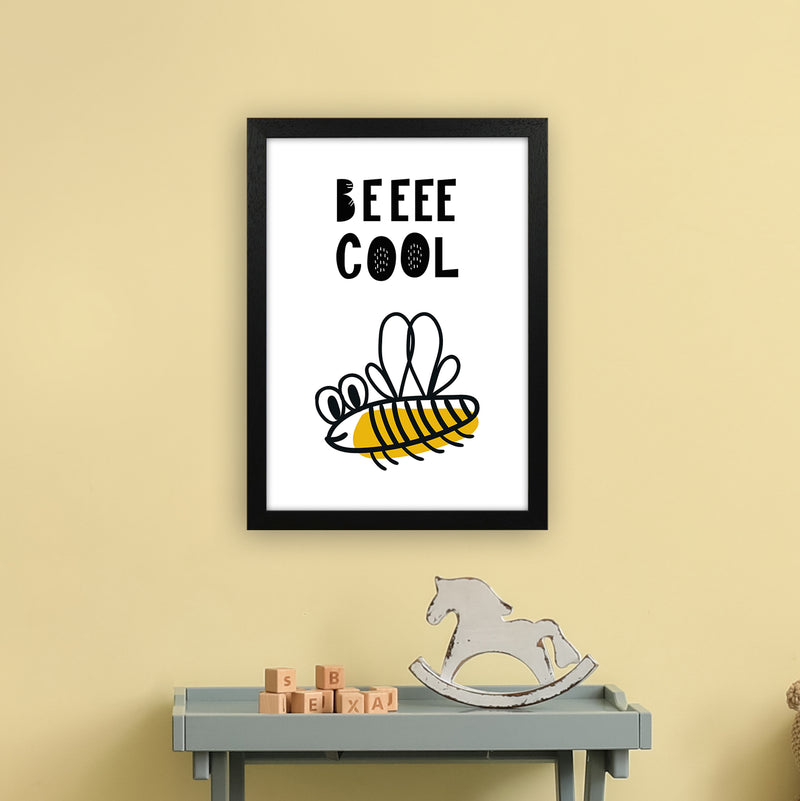 Bee Cool Pop  Art Print by Pixy Paper A3 White Frame