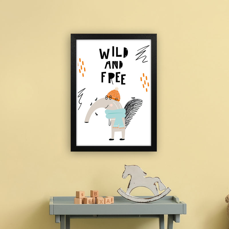 Wild And Free Animal Pop  Art Print by Pixy Paper A3 White Frame