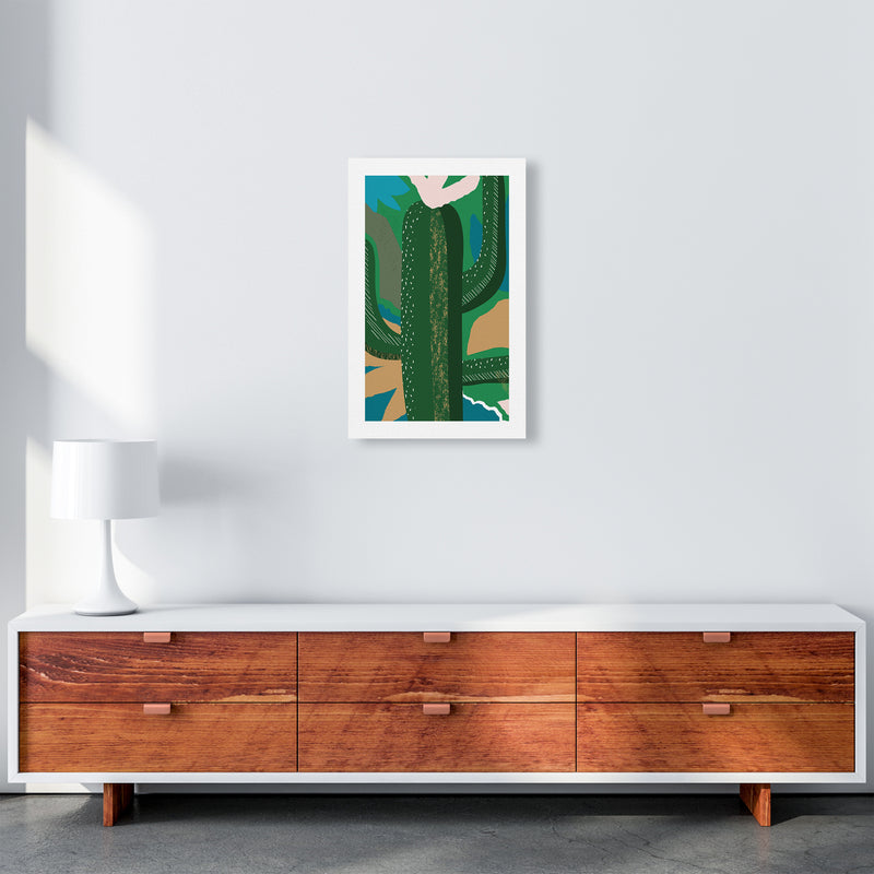Cactus Jungle Abstract  Art Print by Pixy Paper A3 Canvas