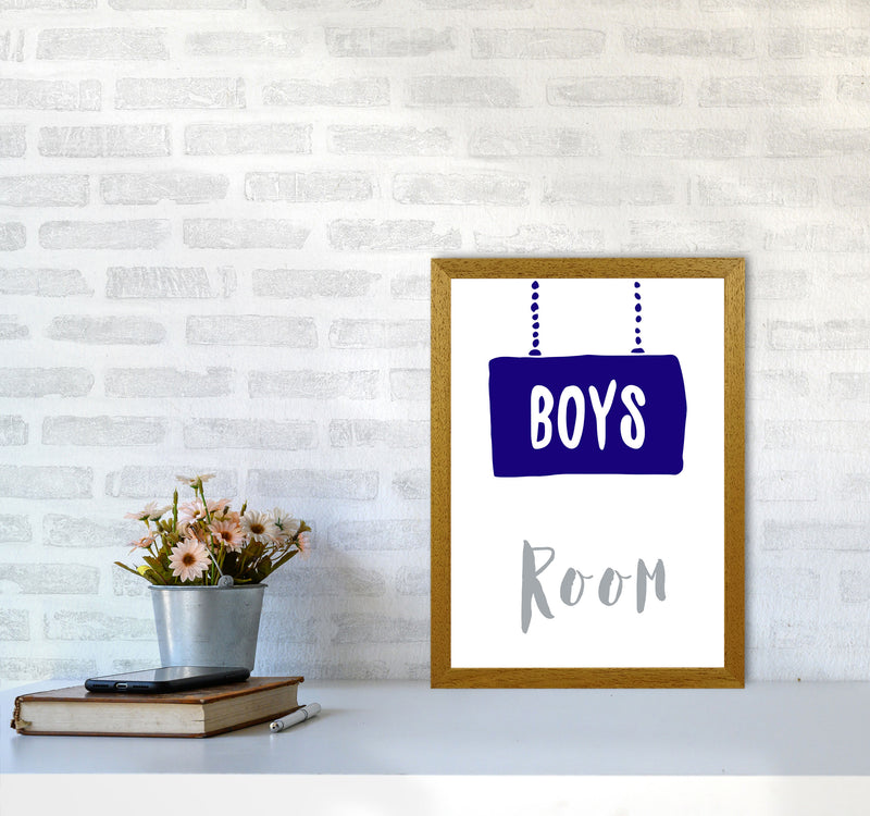 Boys Room Navy Framed Nursey Wall Art Print A3 Print Only