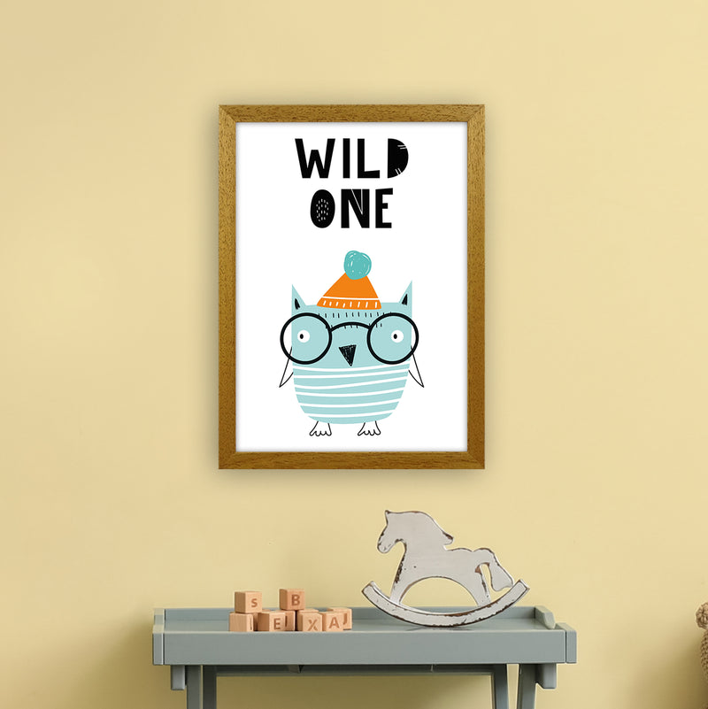 Wild One Owl Animal Pop  Art Print by Pixy Paper A3 Print Only