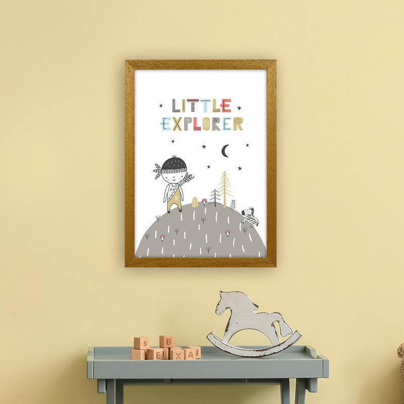 Little Explorer Hilltop  Art Print by Pixy Paper A3 Print Only