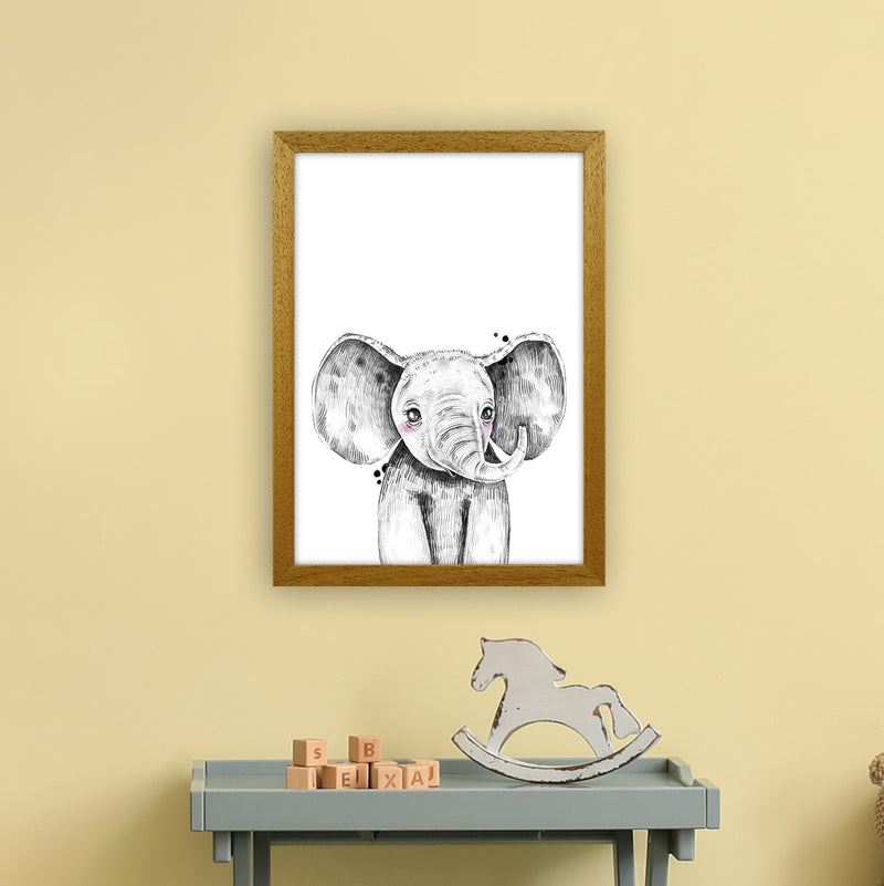 Safari Babies Elephant  Art Print by Pixy Paper A3 Print Only