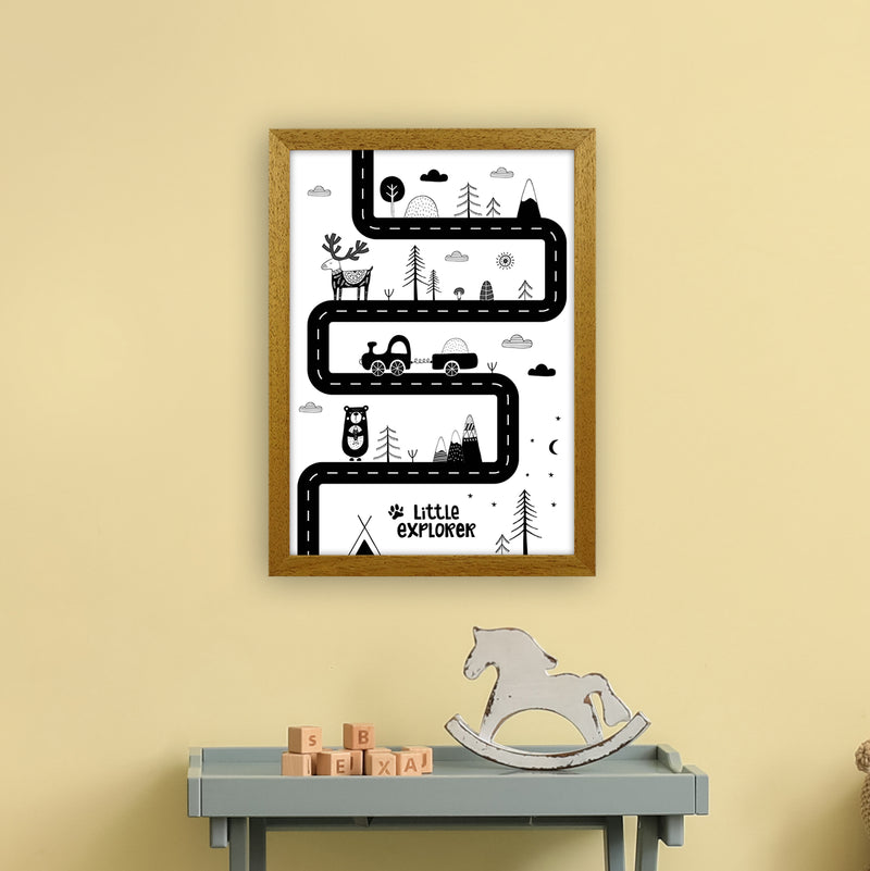 Little Explorer Track  Art Print by Pixy Paper A3 Print Only
