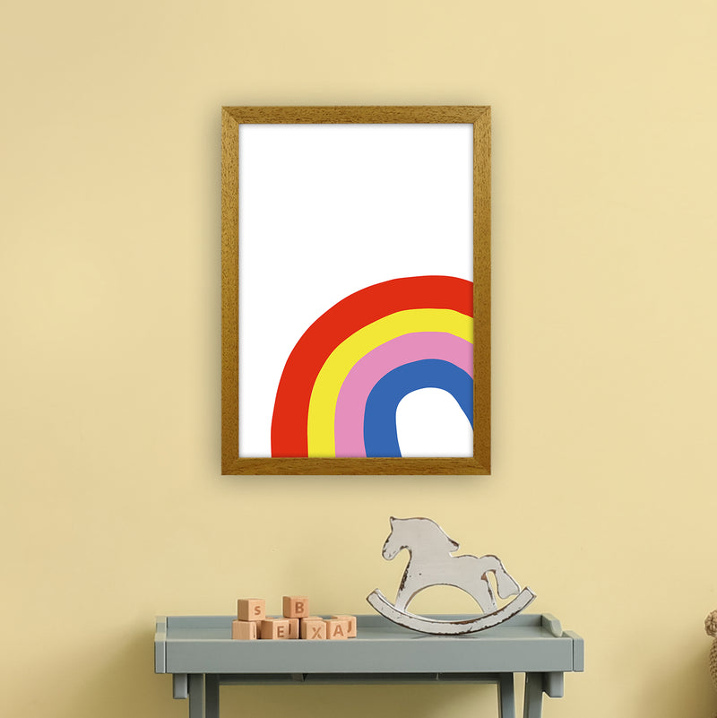 Rainbow In Corner  Art Print by Pixy Paper A3 Print Only