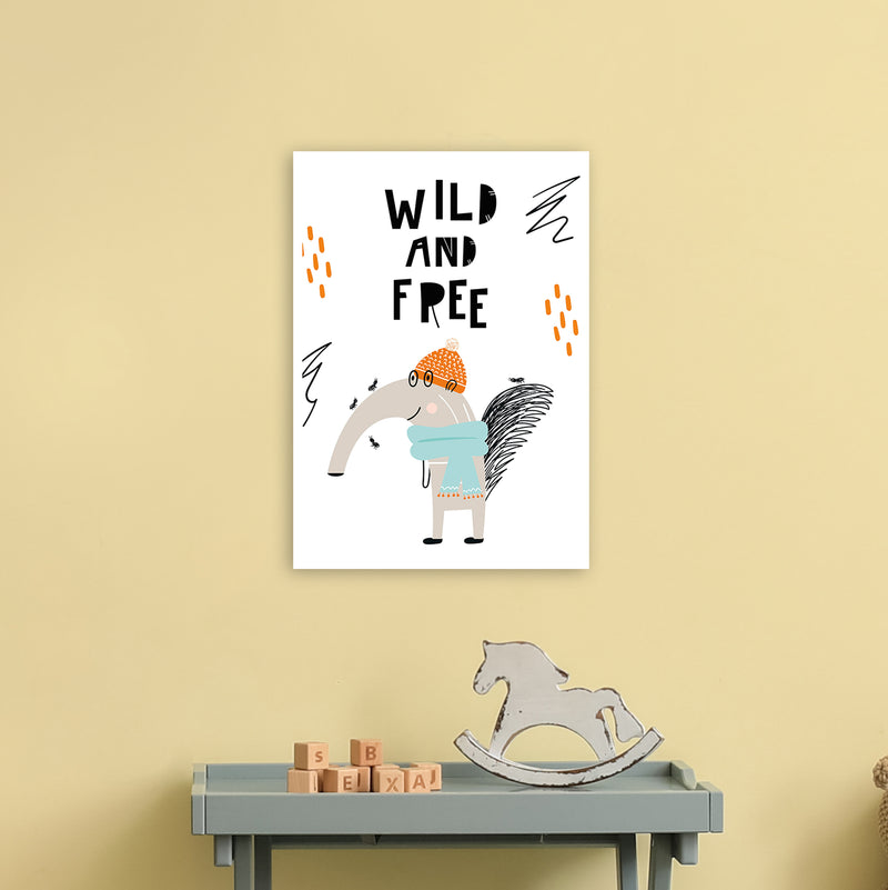 Wild And Free Animal Pop  Art Print by Pixy Paper A3 Black Frame
