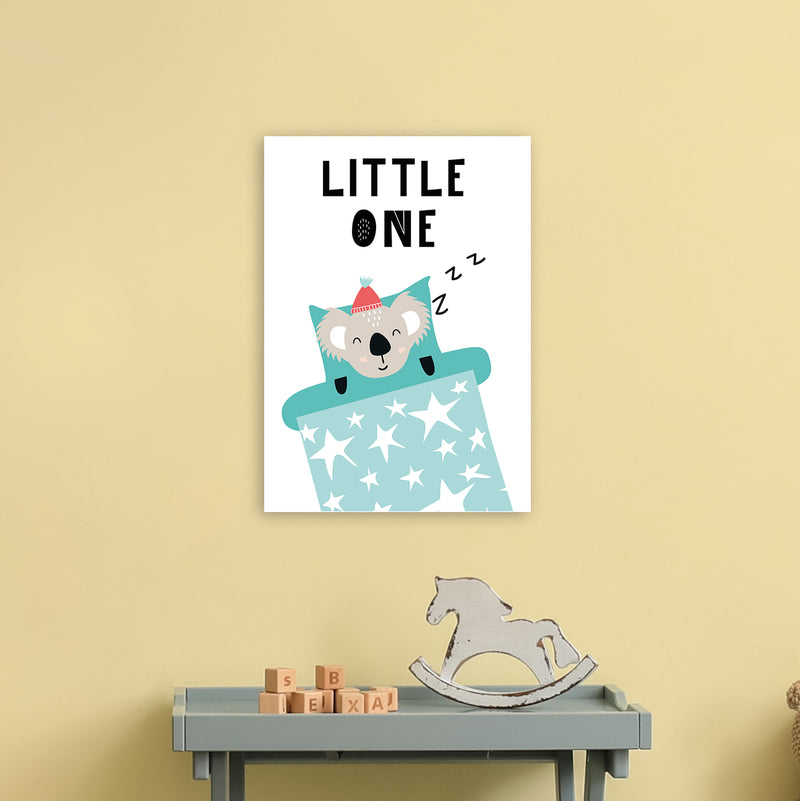 Little One Animal Pop  Art Print by Pixy Paper A3 Black Frame