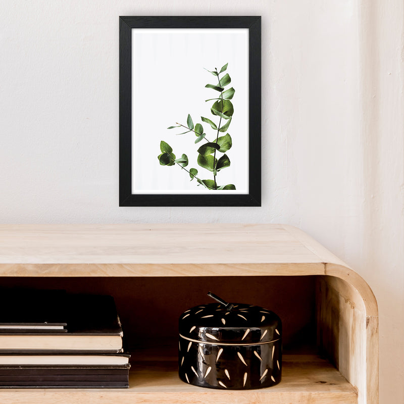 Elegant Green Plant  Art Print by Pixy Paper A4 White Frame
