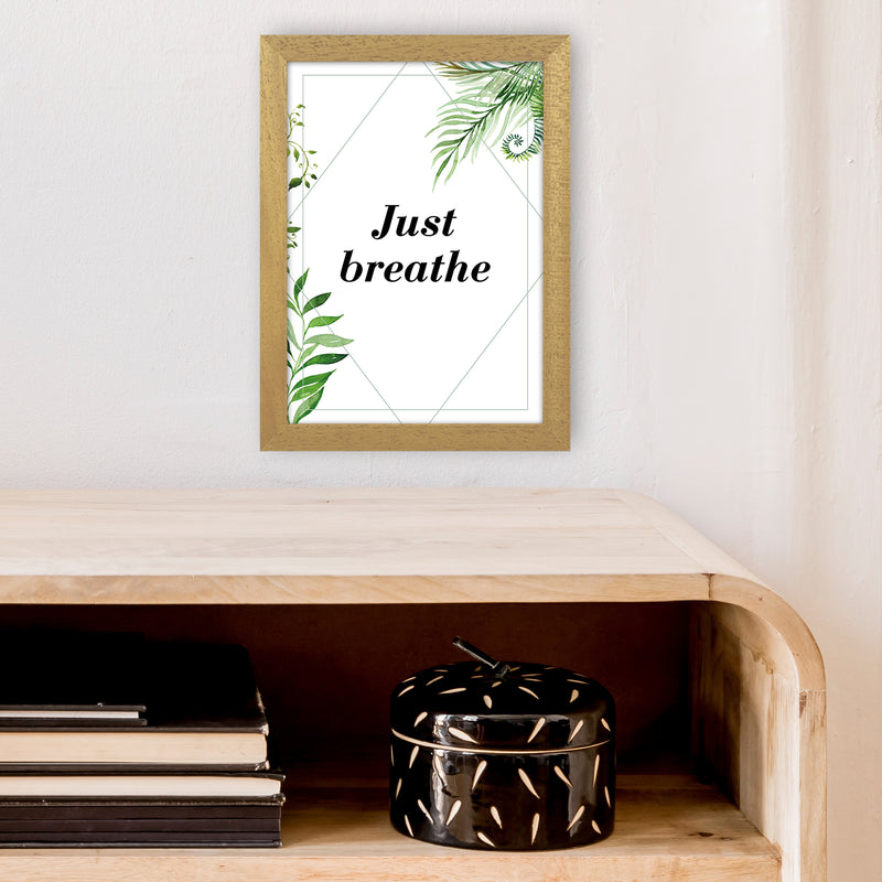 Just Breathe Exotic  Art Print by Pixy Paper A4 Print Only
