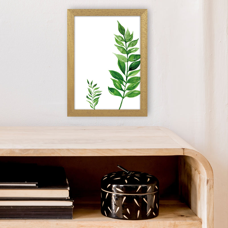 Side Leaf Exotic  Art Print by Pixy Paper A4 Print Only