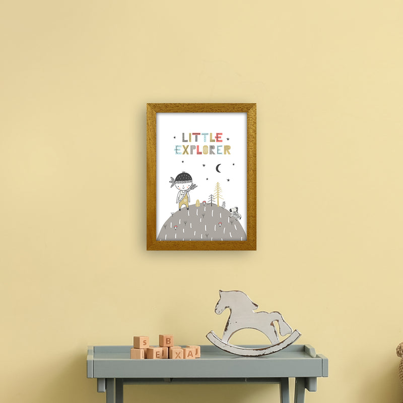 Little Explorer Hilltop  Art Print by Pixy Paper A4 Print Only