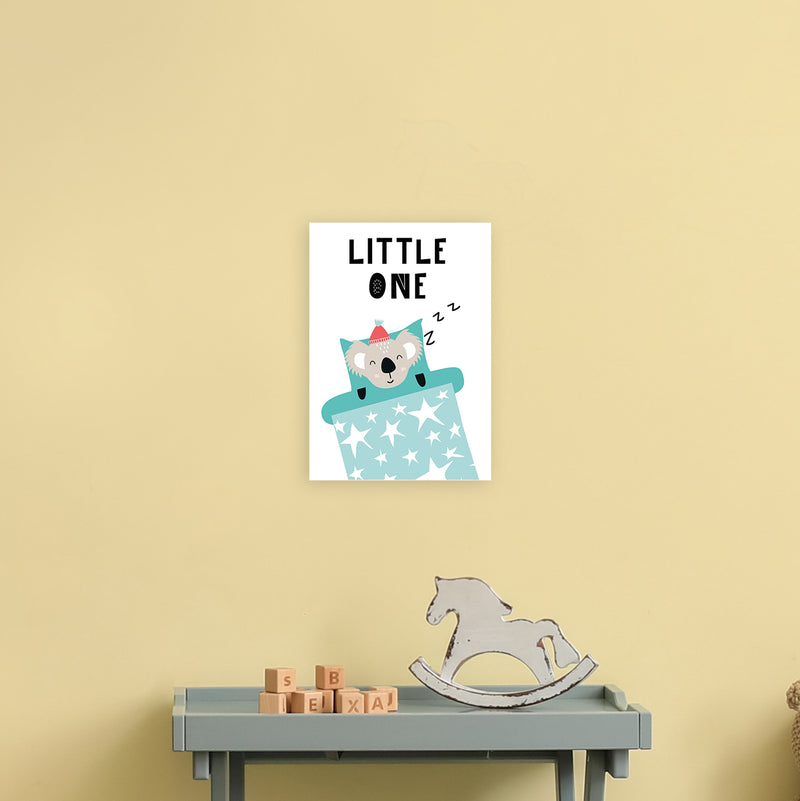 Little One Animal Pop  Art Print by Pixy Paper A4 Black Frame