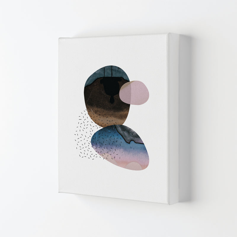 Pastel And Sand Abstract Shapes Modern Print Canvas