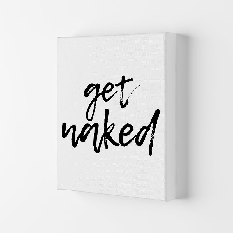 Get Naked, Bathroom Modern Print, Framed Bathroom Wall Art Canvas