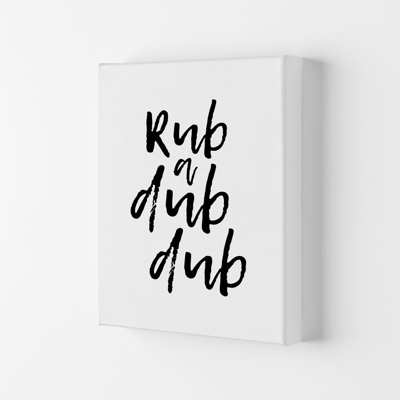 Rub A Dub Dub, Bathroom Modern Print, Framed Bathroom Wall Art Canvas