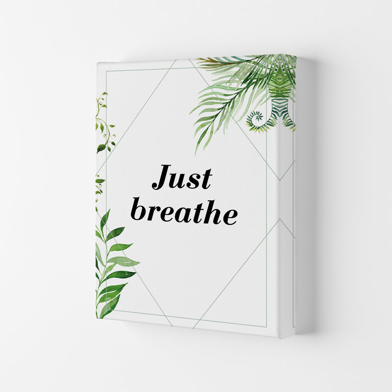 Just Breathe Exotic  Art Print by Pixy Paper Canvas