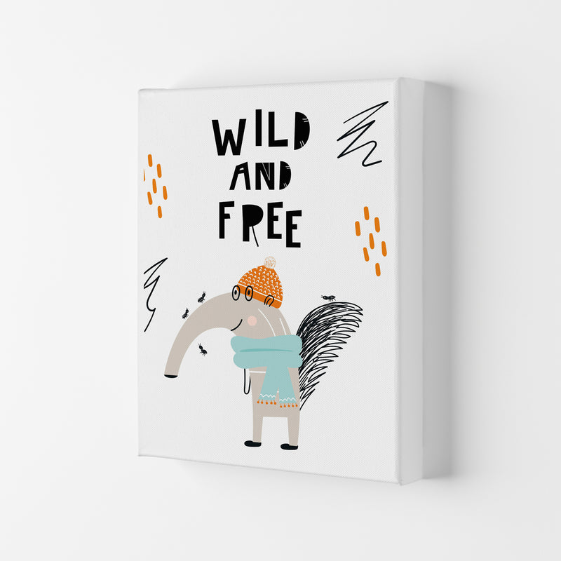 Wild And Free Animal Pop  Art Print by Pixy Paper Canvas