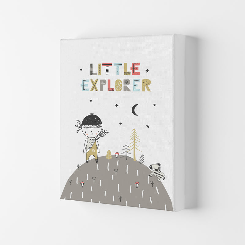 Little Explorer Hilltop  Art Print by Pixy Paper Canvas