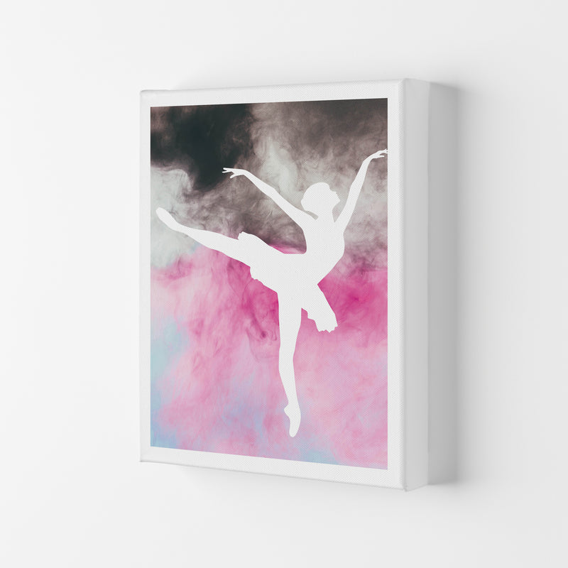 Ballerina Watercolour  Art Print by Pixy Paper Canvas