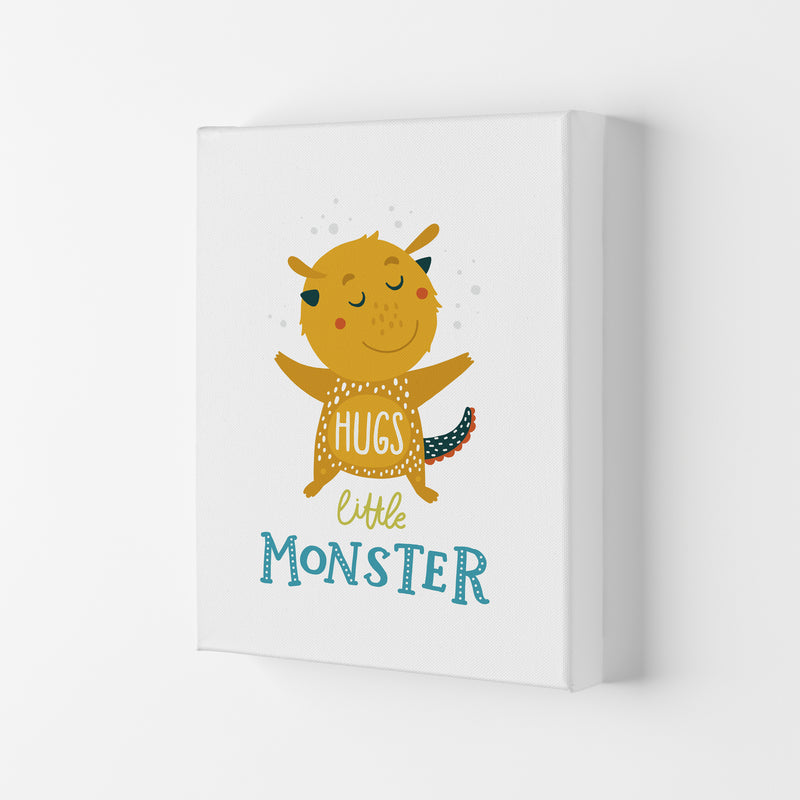 Little Monsters Hug  Art Print by Pixy Paper Canvas