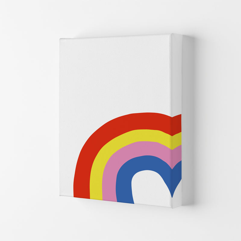 Rainbow In Corner  Art Print by Pixy Paper Canvas