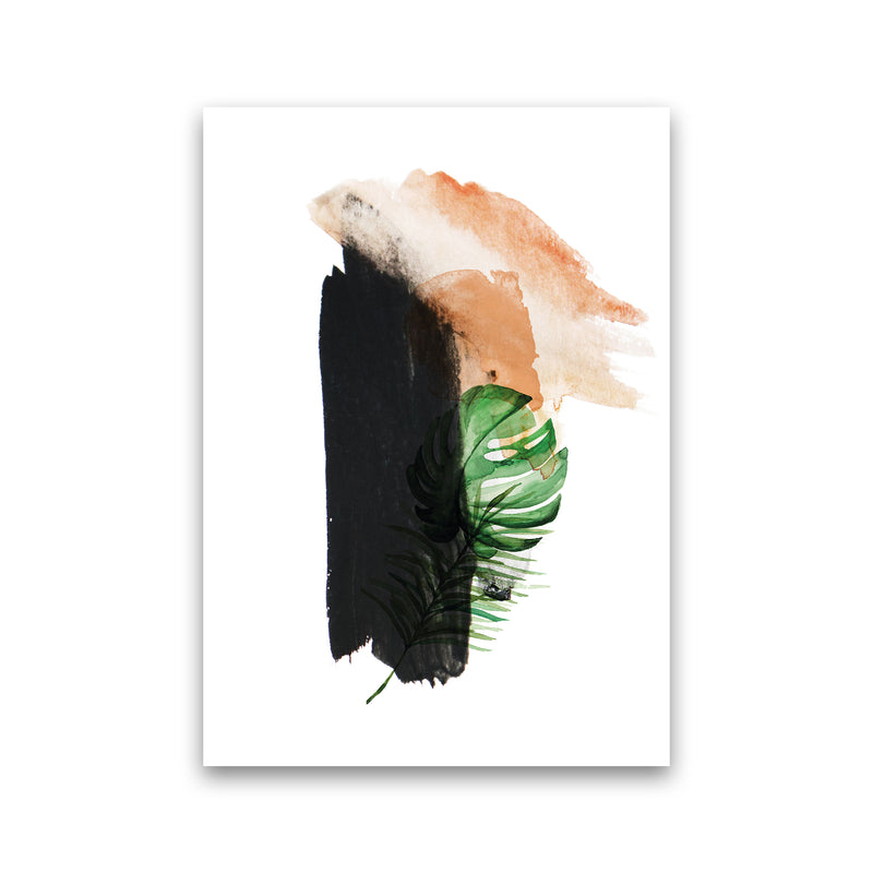 Exotic Abstract Strokes  Art Print by Pixy Paper Print Only