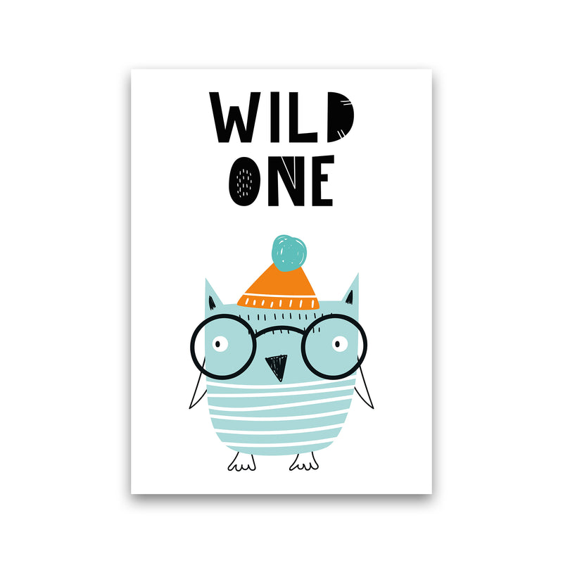 Wild One Owl Animal Pop  Art Print by Pixy Paper Print Only