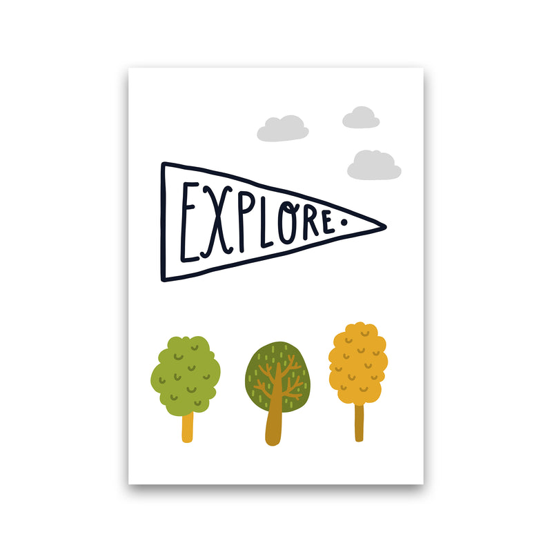 Little Explorer Sign  Art Print by Pixy Paper Print Only