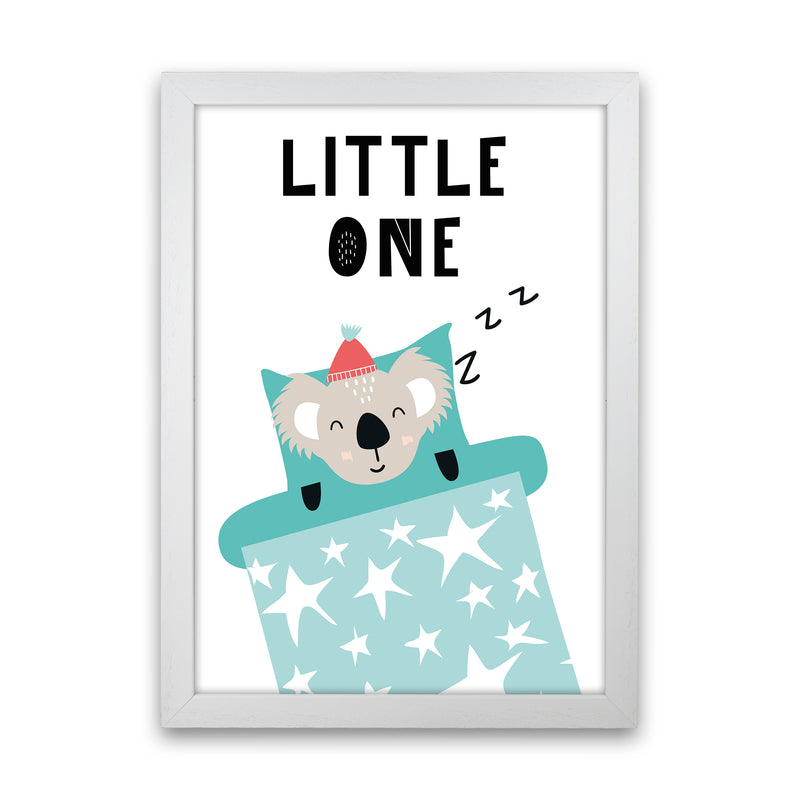 Little One Animal Pop  Art Print by Pixy Paper White Grain