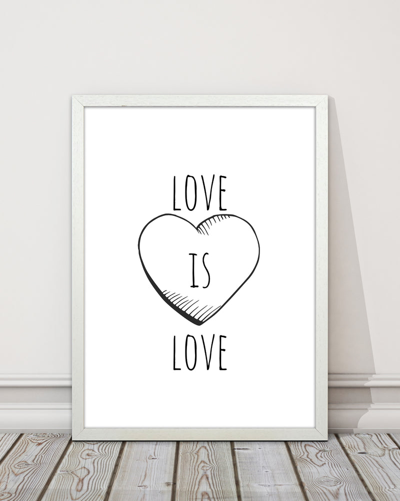 Love is love Quote Art Print by Proper Job Studio