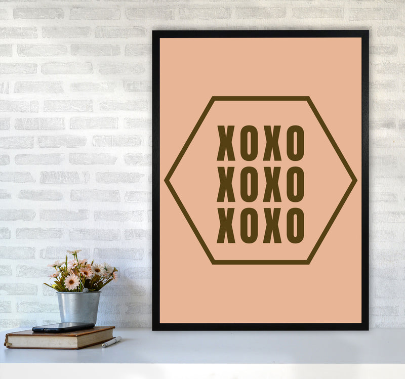 XOXO Art Print by Proper Job Studio A1 White Frame