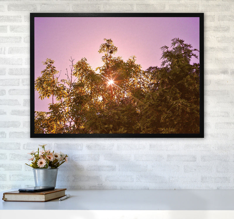 Blush Sunrise Art Print by Proper Job Studio A1 White Frame