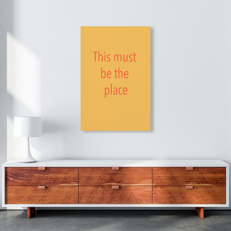 This must be the place Art Print by Proper Job Studio A1 Canvas