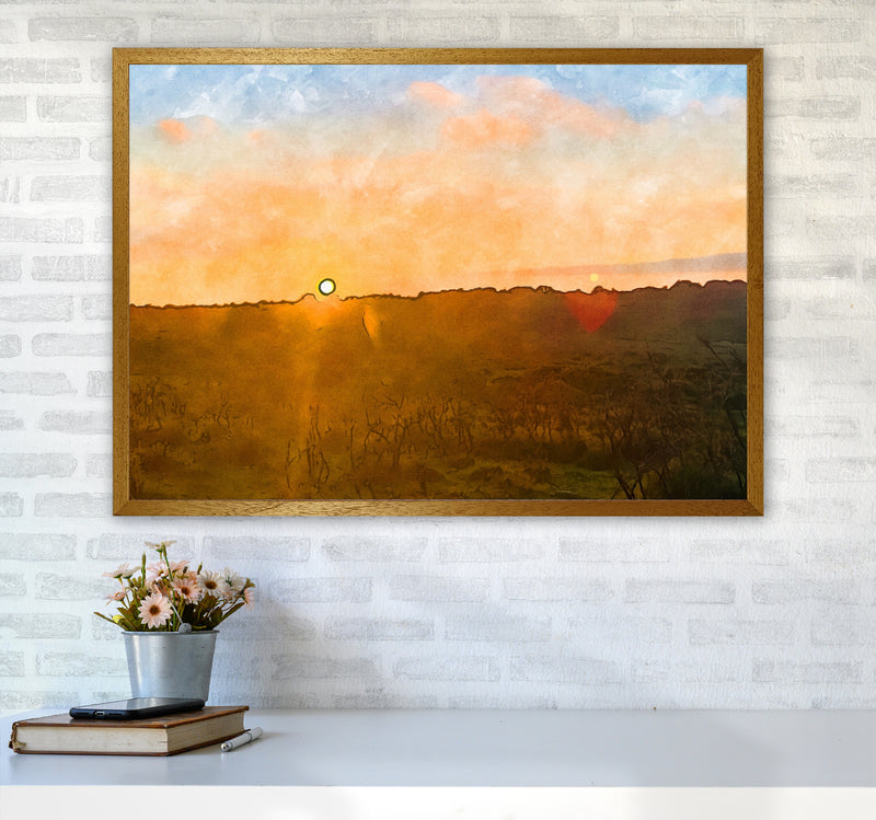 Sunset over Dartmoor A1 Print Only