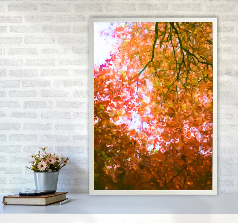 Autumn Leaves A1 Oak Frame