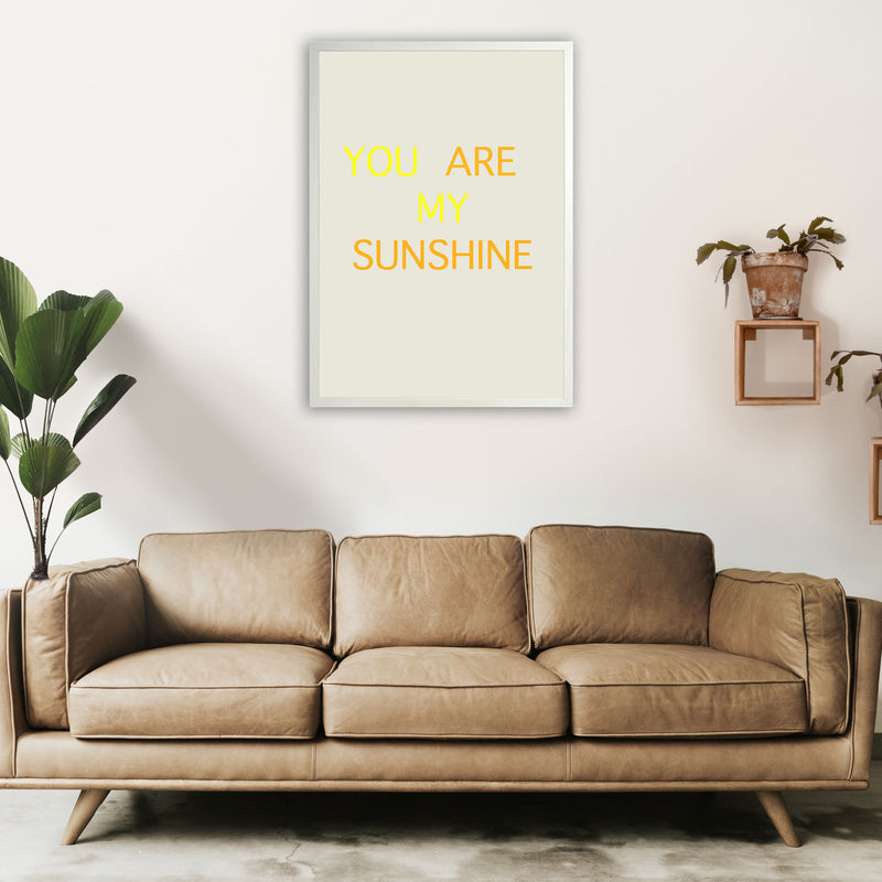 My Sunshine Art Print by Proper Job Studio A1 Oak Frame