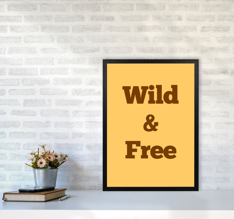 Wild & Free Art Print by Proper Job Studio A2 White Frame