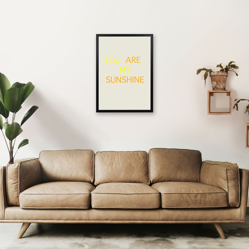 My Sunshine Art Print by Proper Job Studio A2 White Frame